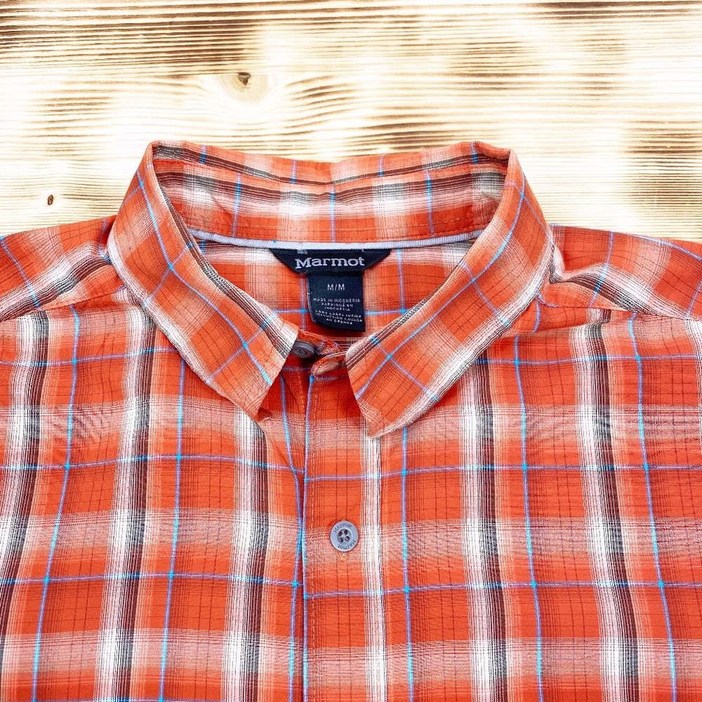 Marmot Men's Plaid S/S Shirt Sz M